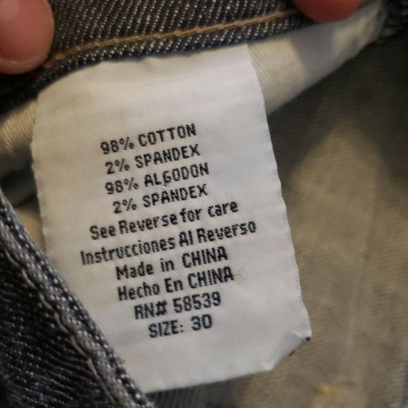 🛍️5/$20🛍️ STS Blue Capri Jeans Size 30 Waist - Picture 3 of 10